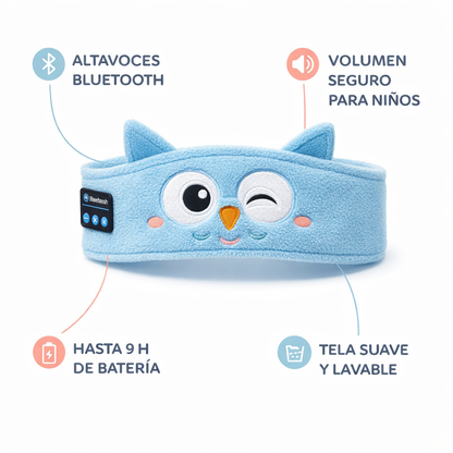 Cómo funciona Cloudly: Bluetooth, volumen seguro, batería, lavable